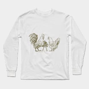 Chicken Scratch Long Sleeve T-Shirt